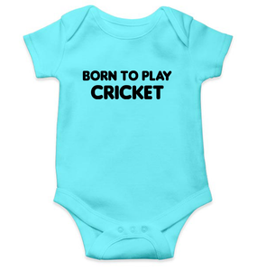 Born To Play Cricket World Cup Cricket Rompers for Baby Boy- KidsFashionVilla