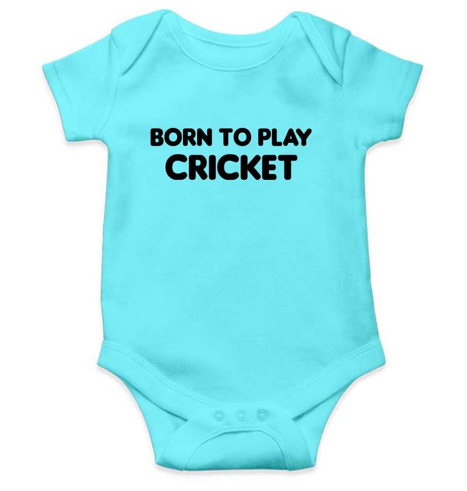 Born To Play Cricket World Cup Cricket Rompers for Baby Boy- KidsFashionVilla