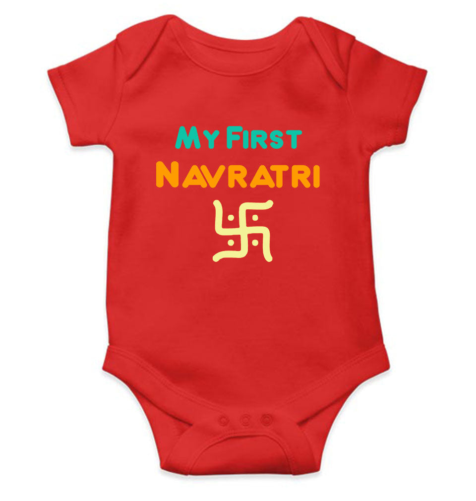My First Navratri Rompers for Baby Boy- KidsFashionVilla