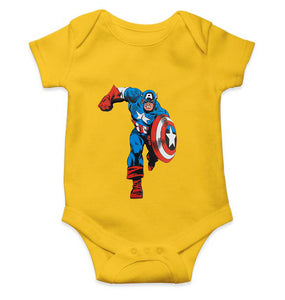 Superhero Cartoon Rompers for Baby Girl- KidsFashionVilla
