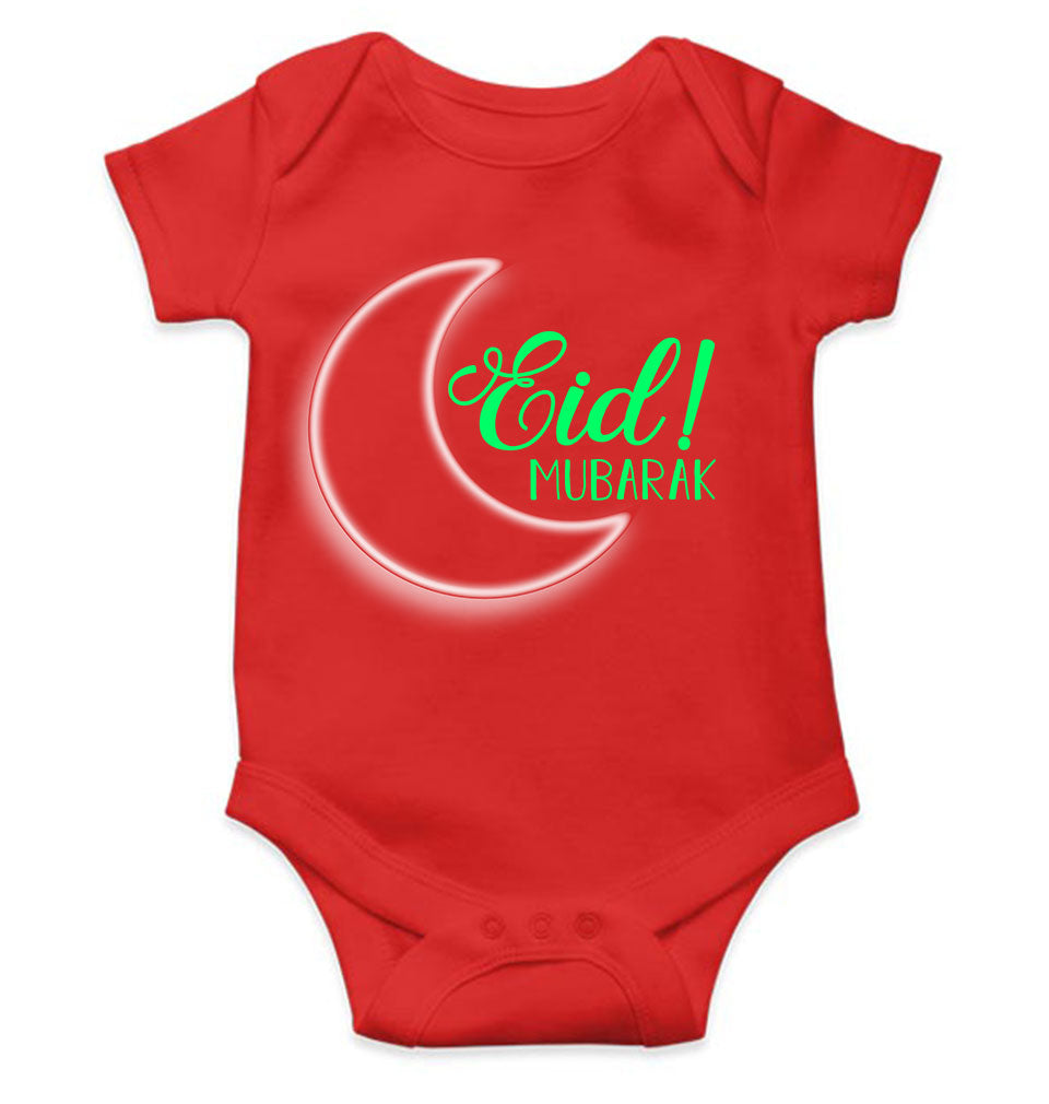 Eid Mubaaarak Rompers for Baby Girl- KidsFashionVilla