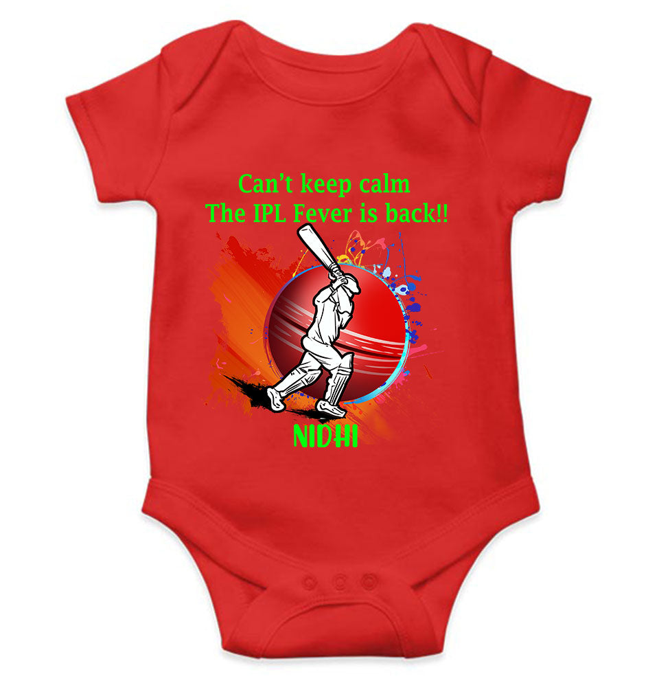 Custom Name Can Not Keep Calm IPL Rompers for Baby Girl- KidsFashionVilla