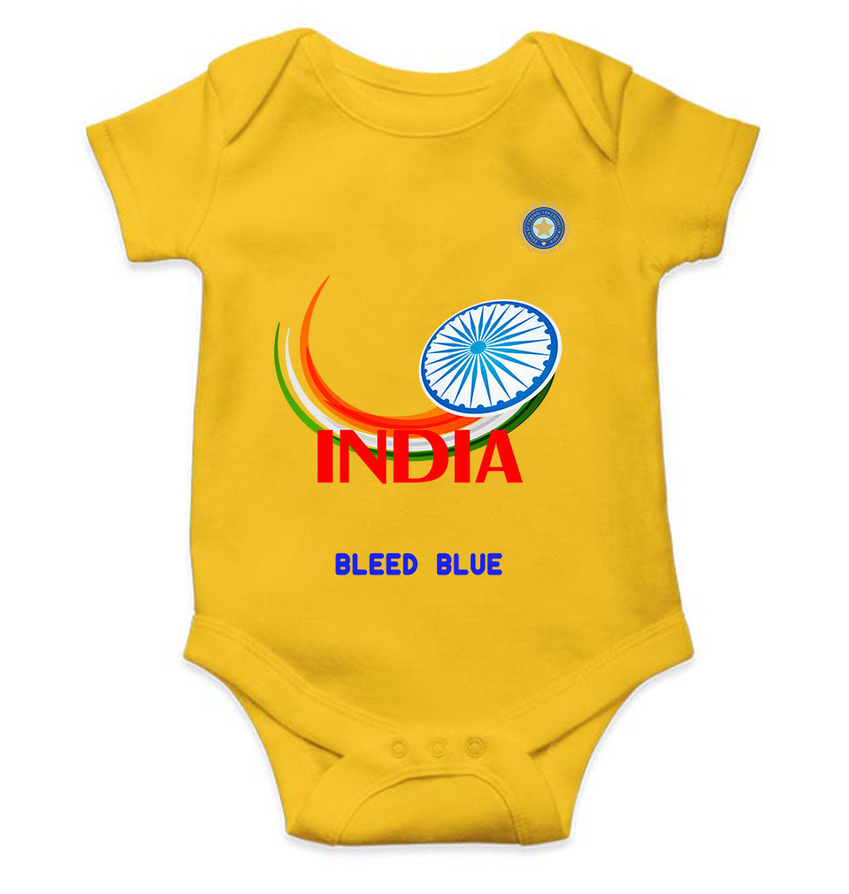 Bleed Blue Cricket Rompers for Baby Girl- KidsFashionVilla