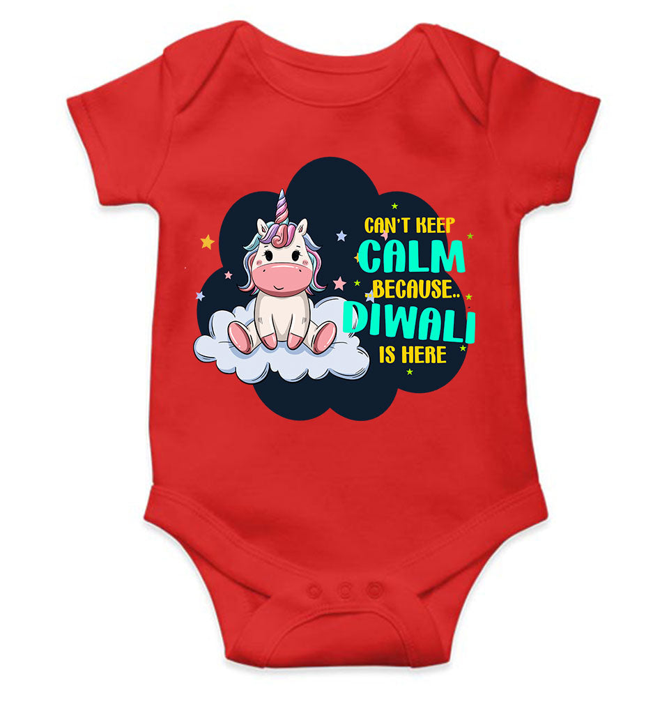 Can Not Keep Calm Because Diwali Is Here Rompers for Baby Girl- KidsFashionVilla