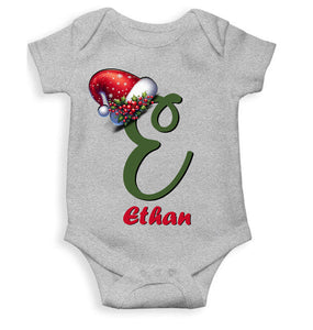 Custom Name Christmas Rompers for Baby Boy- KidsFashionVilla