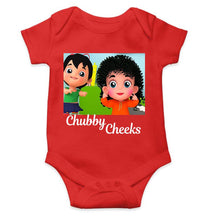Load image into Gallery viewer, Chubby Cheeks Poem Rompers for Baby Boy- KidsFashionVilla
