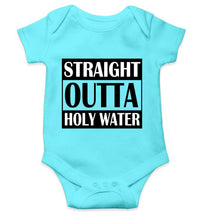 Load image into Gallery viewer, Holy Water Baptism Christening Day Rompers for Baby Girl- KidsFashionVilla
