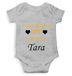 Nanu Nani ki Ankho Ka Tara Rompers for Baby Girl- KidsFashionVilla