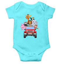 Load image into Gallery viewer, Jungle Jeep Cartoon Rompers for Baby Girl- KidsFashionVilla
