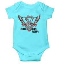 Load image into Gallery viewer, Custom Name IPL SRH Sunrisers Little Fan Rompers for Baby Girl- KidsFashionVilla
