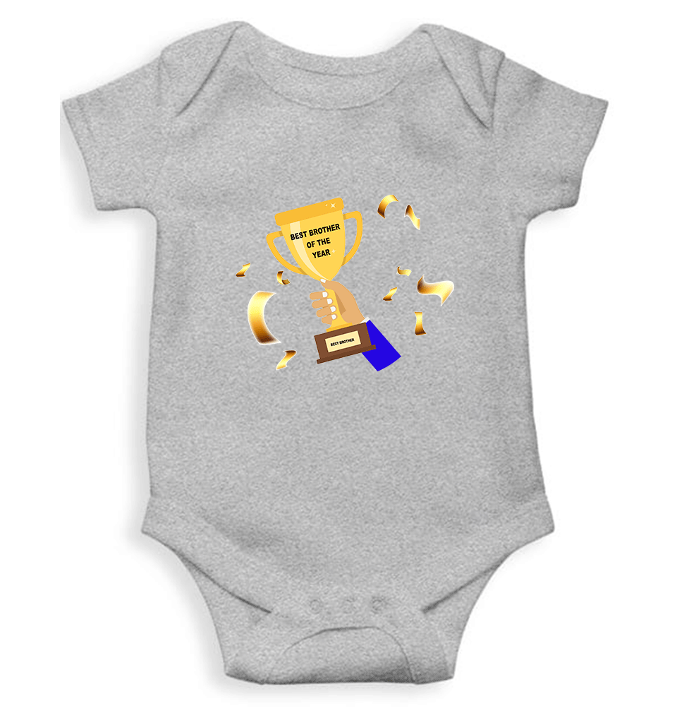 Best Brother Of The Year Rompers for Baby Boy- KidsFashionVilla