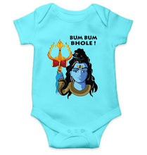 Load image into Gallery viewer, Bum Bum Bhole Mahashivratri Rompers for Baby Boy- KidsFashionVilla
