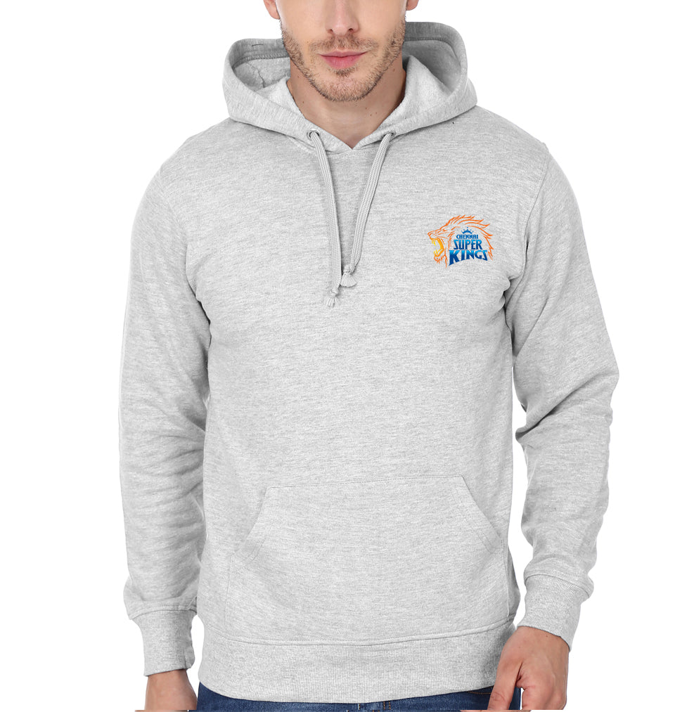 IPL CSK Chennai Super Kings Logo Men Hoodies-KidsFashionVilla