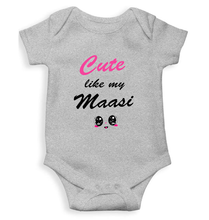Load image into Gallery viewer, Cute Like My Maasi Rompers for Baby Girl- KidsFashionVilla
