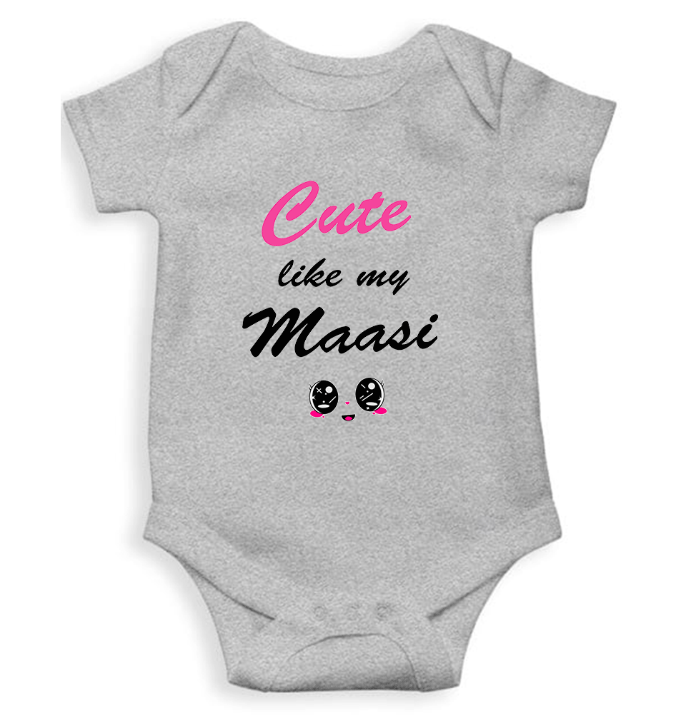 Cute Like My Maasi Rompers for Baby Girl- KidsFashionVilla