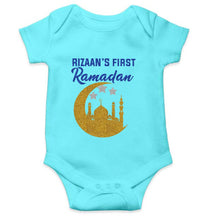 Load image into Gallery viewer, First Ramadan Custom Name Eid Rompers for Baby Boy- KidsFashionVilla
