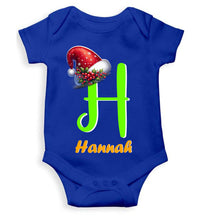 Load image into Gallery viewer, Custom Name Christmas Rompers for Baby Girl- KidsFashionVilla
