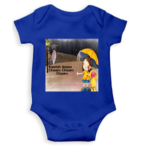 Barish Aayi Cham Cham Poem Rompers for Baby Girl- KidsFashionVilla