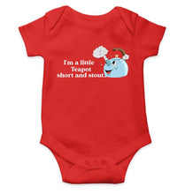 Load image into Gallery viewer, I Am A Little Teapot Poem Rompers for Baby Boy- KidsFashionVilla
