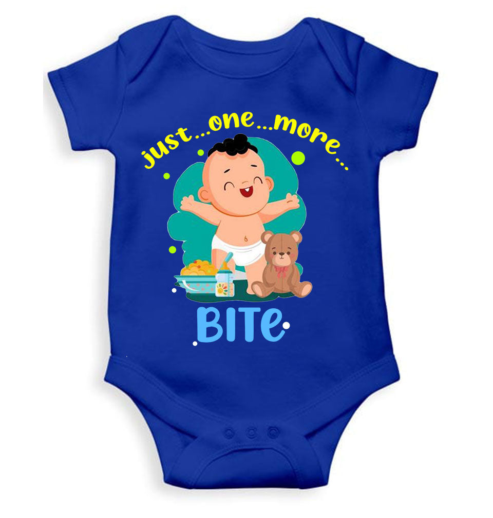 One More Bite Rompers for Baby Boy- KidsFashionVilla