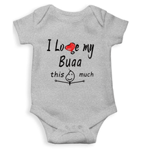 Load image into Gallery viewer, I Love My Bua Rompers for Baby Girl- KidsFashionVilla
