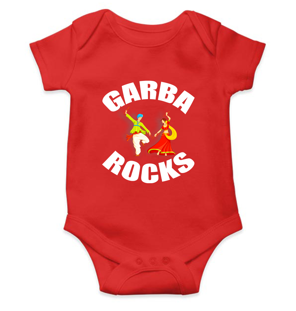 Garbha Rocks Rompers for Baby Girl- KidsFashionVilla