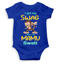 Load image into Gallery viewer, Custom Name Swag From My Mamu Rompers for Baby Girl- KidsFashionVilla
