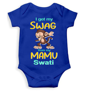Custom Name Swag From My Mamu Rompers for Baby Girl- KidsFashionVilla