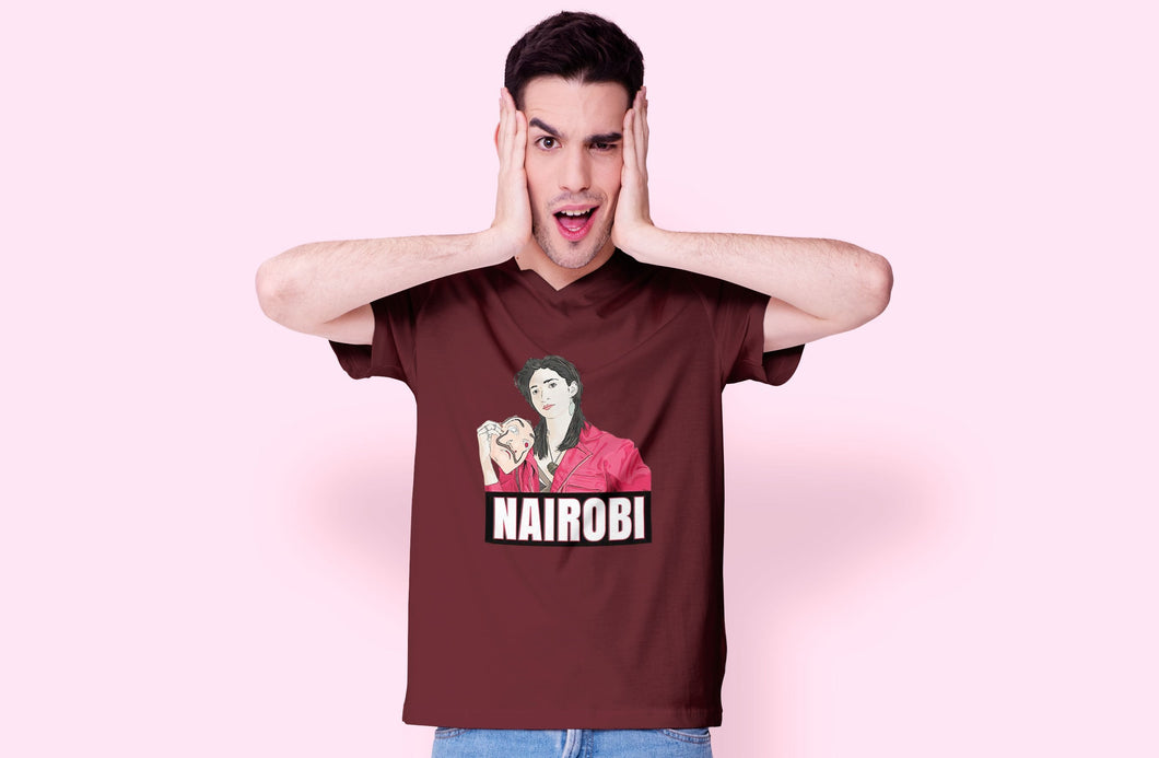 Nairobi Money Heist Half Sleeves T-Shirt- KidsFashionVilla
