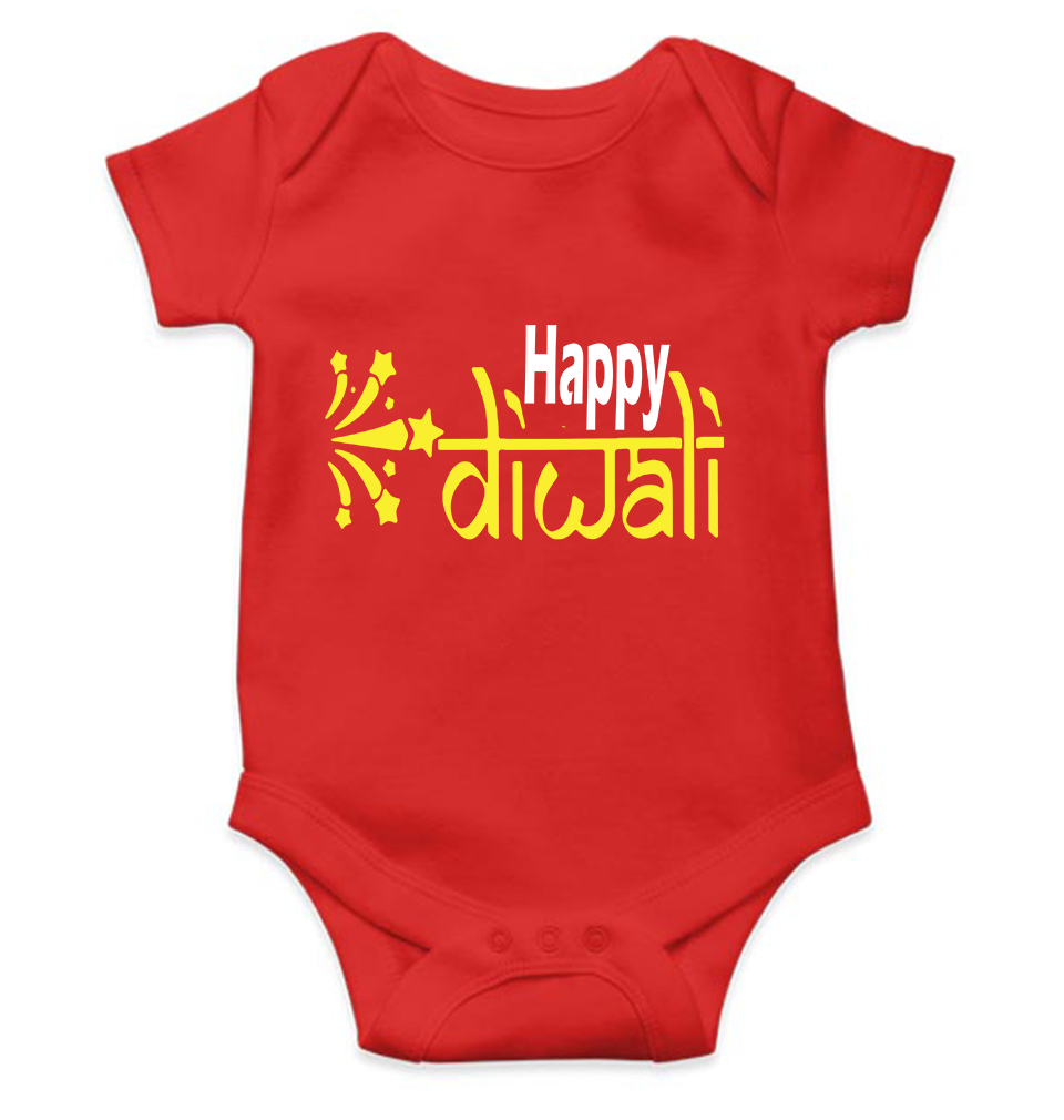 Happy Diwali Rompers for Baby Girl- KidsFashionVilla