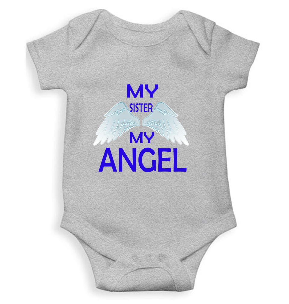 My Sister My Angel Rompers for Baby Girl- KidsFashionVilla