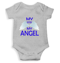 Load image into Gallery viewer, My Sister My Angel Rompers for Baby Girl- KidsFashionVilla
