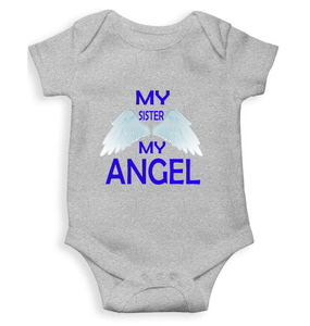 My Sister My Angel Rompers for Baby Girl- KidsFashionVilla