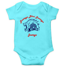 Load image into Gallery viewer, IPL Chennai Super Kings Jeetega Bhai Jeetega CSK Jeetega Rompers for Baby Girl- KidsFashionVilla
