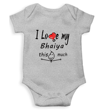 Load image into Gallery viewer, I Love My Bhaiya Rompers for Baby Girl- KidsFashionVilla
