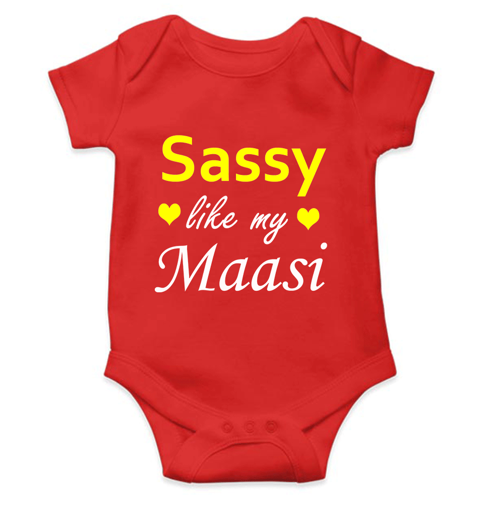 Sassy Like My Masi Rompers for Baby Girl- KidsFashionVilla