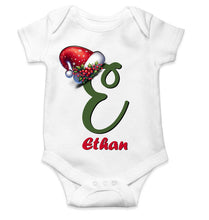 Load image into Gallery viewer, Custom Name Christmas Rompers for Baby Boy- KidsFashionVilla
