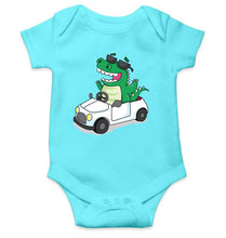 Load image into Gallery viewer, Dino Car Cartoon Rompers for Baby Boy- KidsFashionVilla
