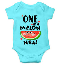 Load image into Gallery viewer, Custom Name Happy One Year Birthday Rompers for Baby Boy- KidsFashionVilla
