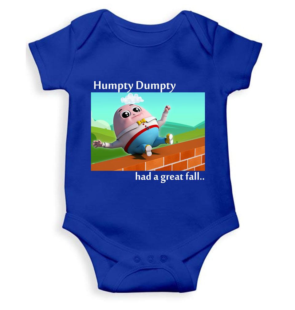Humpty Dumpty Poem Rompers for Baby Girl- KidsFashionVilla