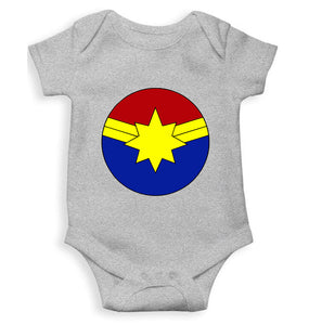 Captain marvel logo Rompers for Baby Girl- KidsFashionVilla