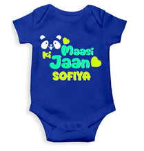 Load image into Gallery viewer, Custom Name Panda Maasi ki jaan Rompers for Baby Girl- KidsFashionVilla
