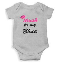 Load image into Gallery viewer, Muah To My Bhua Rompers for Baby Girl- KidsFashionVilla
