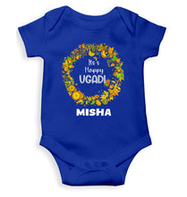 Load image into Gallery viewer, Custom Name Its Happy Ugadi Rompers for Baby Girl- KidsFashionVilla
