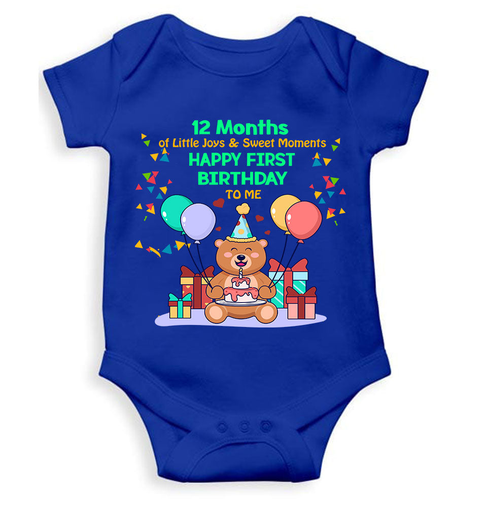 My First Birthday Rompers for Baby Boy- KidsFashionVilla
