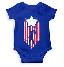 Load image into Gallery viewer, Captain America Web Series Rompers for Baby Boy- KidsFashionVilla

