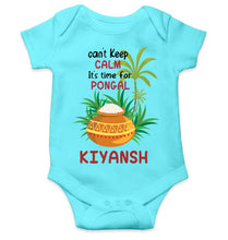 Load image into Gallery viewer, Custom Name Time For Pongal Rompers for Baby Boy- KidsFashionVilla
