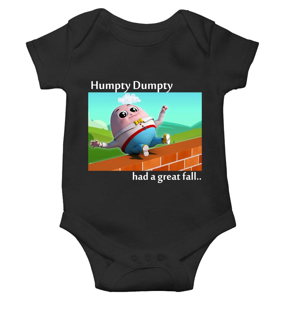 Humpty Dumpty Poem Rompers for Baby Boy- KidsFashionVilla