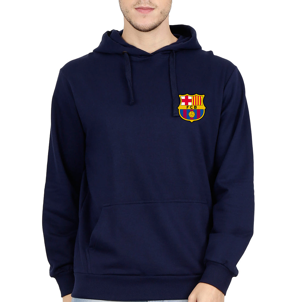 Barcelona Logo Men Hoodies-KidsFashionVilla