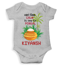 Load image into Gallery viewer, Custom Name Time For Pongal Rompers for Baby Boy- KidsFashionVilla
